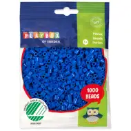 PlayBox: mărgele MIDI de călcat de 5mm, 1000 bucăți în culoare albastru închis.