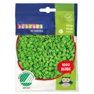 PlayBox: mărgele MIDI de călcat de 5mm, 1000 bucăți în culoare verde deschis.