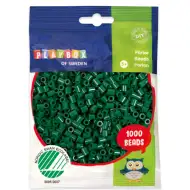 PlayBox: mărgele MIDI de călcat de 5mm, 1000 bucăți în culoare verde închis.