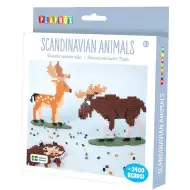 PlayBox: set de 2400 mărgele termocolante MIDI de 5 mm - Animale de pădure