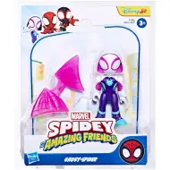 Póki și prietenii săi minunați: Figurină de jucărie Ghost-Spider cu accesorii - Hasbro