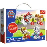 Primul meu puzzle: Paw Patrol 4 în 1, puzzle-uri de 6, 5, 4 și 3 piese - Trefl
