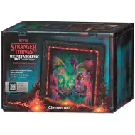 Puzzle Stranger Things cu 520 de piese, cu ramă și iluminare LED RGB – Clementoni