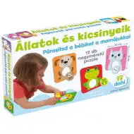 Puzzle de potrivire: Animale și puii lor