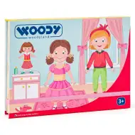 Puzzle magnetic în cutie - Salon de modă - Woodyland
