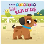 Puzzle mic pentru copii 4. - Carte de puzzle cu animale de companie
