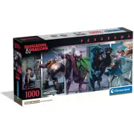 Puzzle panoramică de 1000 de piese Dungeons &amp; Dragons cu poster - Clementoni
