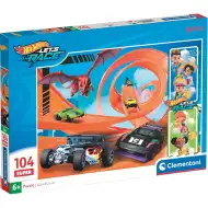 Puzzle super Hot Wheels de 104 piese - Clementoni