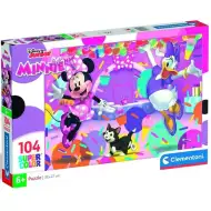Puzzle supercolor cu 104 piese Minnie Mouse - Clementoni