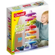 Quercetti: Turn în spirală - set pistă cu bile, 10 piese