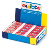 Radieră cu tub de hârtie 1buc - Carioca