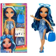 Rainbow High: Papusa de modă Skyler, îmbrăcată pentru plajă, cu modă de litoral
