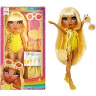 Rainbow High: Păpușă fashion Sunny de plajă cu haine pentru stat la soare