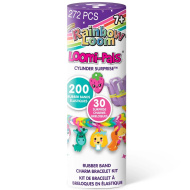 Rainbow Loom: Loomi-Pals – set pentru confecționat brățări din benzi elastice cu cilindru surpriză