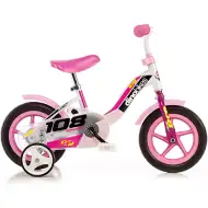 Bicicletă roz de mărime 10