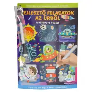 Sarcini de dezvoltare din spațiu cu 13 exerciții și marker lavabil - D-Toys