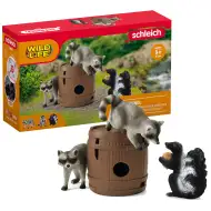 Schleich: Wild Life - Distracție cu nuca set de figurine (42596)