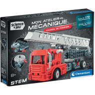 Science &amp; Play: Set de construcție camion de pompieri - Clementoni