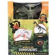 Set arheologic cu dinozauri, disponibil în mai multe variante, 1 bucată