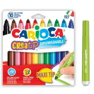 Set de 10 markere maxi Creatip - Carioca