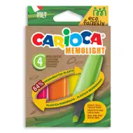 Set de 4 markere de evidențiere Eco Family Memolight - Carioca