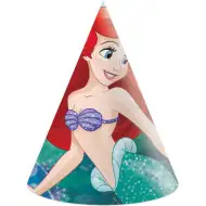Set de 6 pălării de petrecere Ariel, mica sirenă