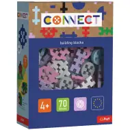 Set de construcție Connect 70 piese - Trefl