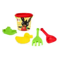 Set de joacă cu nisip Bing, 5 piese, cu găleată - Wader