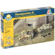 Set de machete Italeri 1/72 Sturmgeschütz III tun de asalt, 2 bucăți