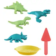 Set de nisip cu dinozauri și sită