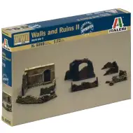 Set di diorama Italeri 1/72 Pereți și ruine