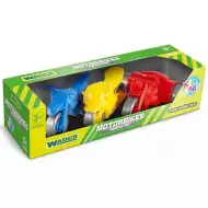 Set motociclete Kid Cars 3 bucăți - Wader