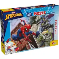Spider-Man 2 în 1 puzzle de 108 piese și carte de colorat 50x35cm - Lisciani