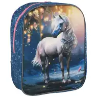 Spirit: Rucsac pentru grădiniță cu model 3D cal alb, dimensiuni 30x25x12cm
