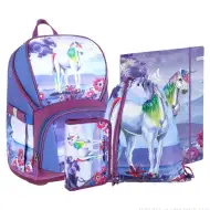 Spirit: Set de ghiozdan școlar Magical Dream, 4 piese, 38x28x17 cm