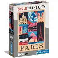 Stilul în oraș Paris puzzle de 1000 de piese - Clementoni