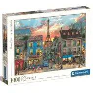 Străzile Parisului puzzle de 1000 de piese - Clementoni