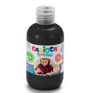 Tempera neagră 250ml - Carioca