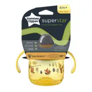 Tommee Tippee: Pahar de băut Superstar, culoare galbenă, 190 ml (4 luni+)