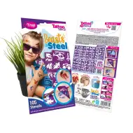 TyToo: Beasts &amp; Steel set de șabloane pentru tatuaj cu sclipici