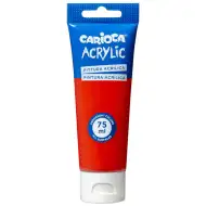 Vopsea acrilică 75ml culoare roșie - Carioca