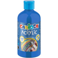 Vopsea acrilică albastră 250 ml - Carioca