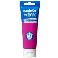 Vopsea acrilică de 75 ml în culoarea magenta - Carioca