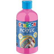 Vopsea acrilică roz 250 ml - Carioca