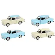 Welly: Model de mașină mică Trabant 601 din metal, disponibil în mai multe variante, 11 cm
