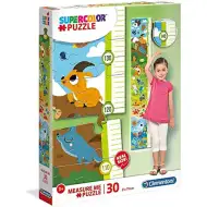 Animale simpatice Measure me 30 bucăți puzzle - Clementoni
