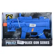 Armă de poliție cu efecte de sunete culoarea albastră