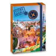 Ars Una: Cities of the World Barcelona peisaj urban mapă pentru caiete A5