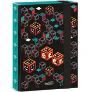 Ars Una: Geek turcoaz-negru mapă pentru caiete A5