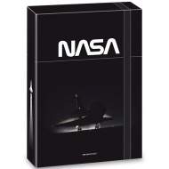 Ars Una: NASA negru mapă pentru caiete cu elastic A4